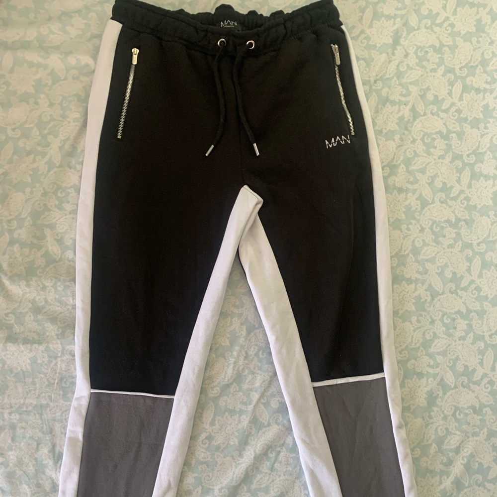Color block sweatpants